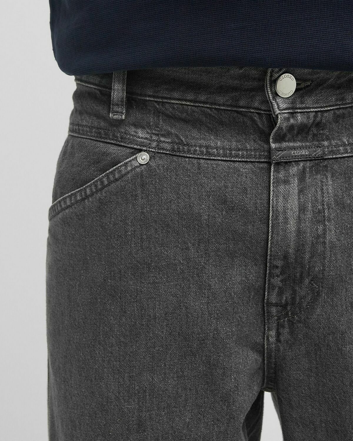 CLOSED X-LENT TAPERED Black Mens Jeans