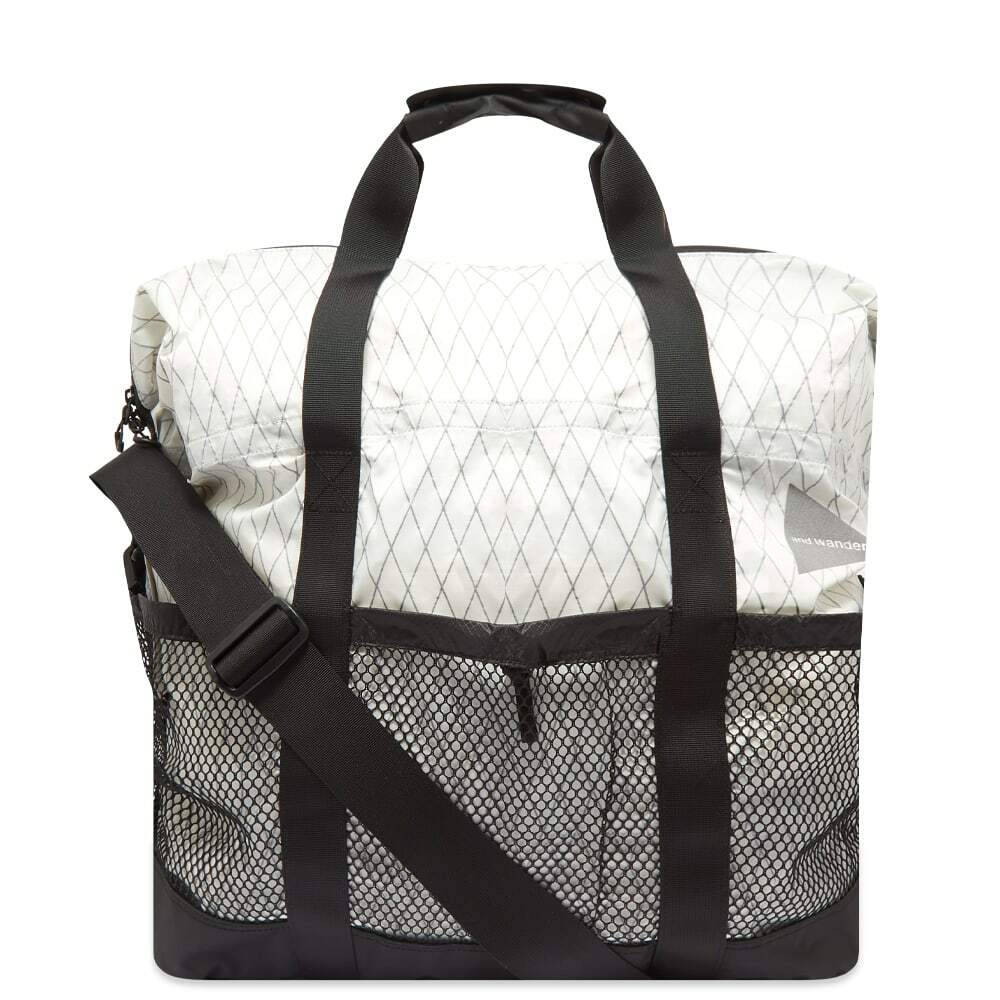 and wander X-Pac 45L 2wayトートバッグ　ホワイト and wander アンドワンダー X-Pac 45Lトートバッグ 574-2975117