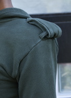 GREG ROSS Shrunken Military Hooded Sweatshirt