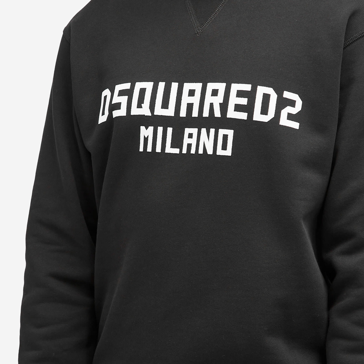Dsquared2 Men's Cool Fit Crew Sweat in Black/White Print