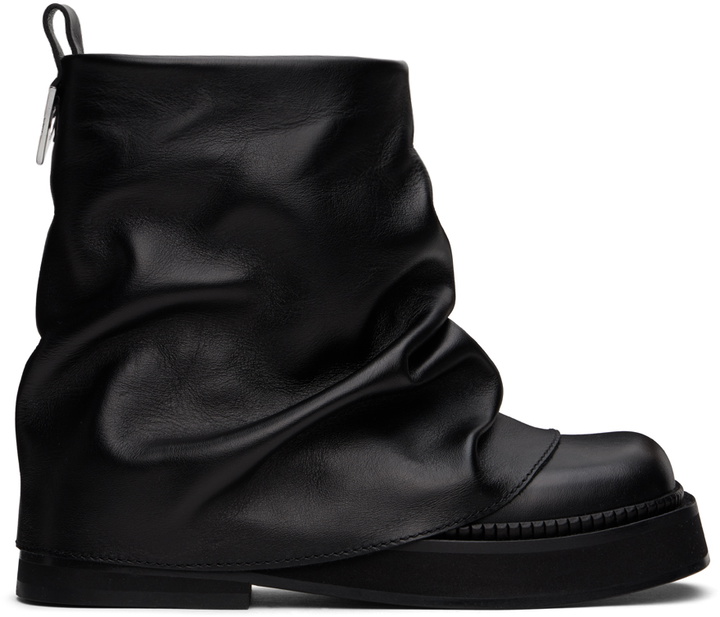 Photo: The Attico Black Mini Robin Combat Boots