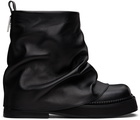 The Attico Black Mini Robin Combat Boots