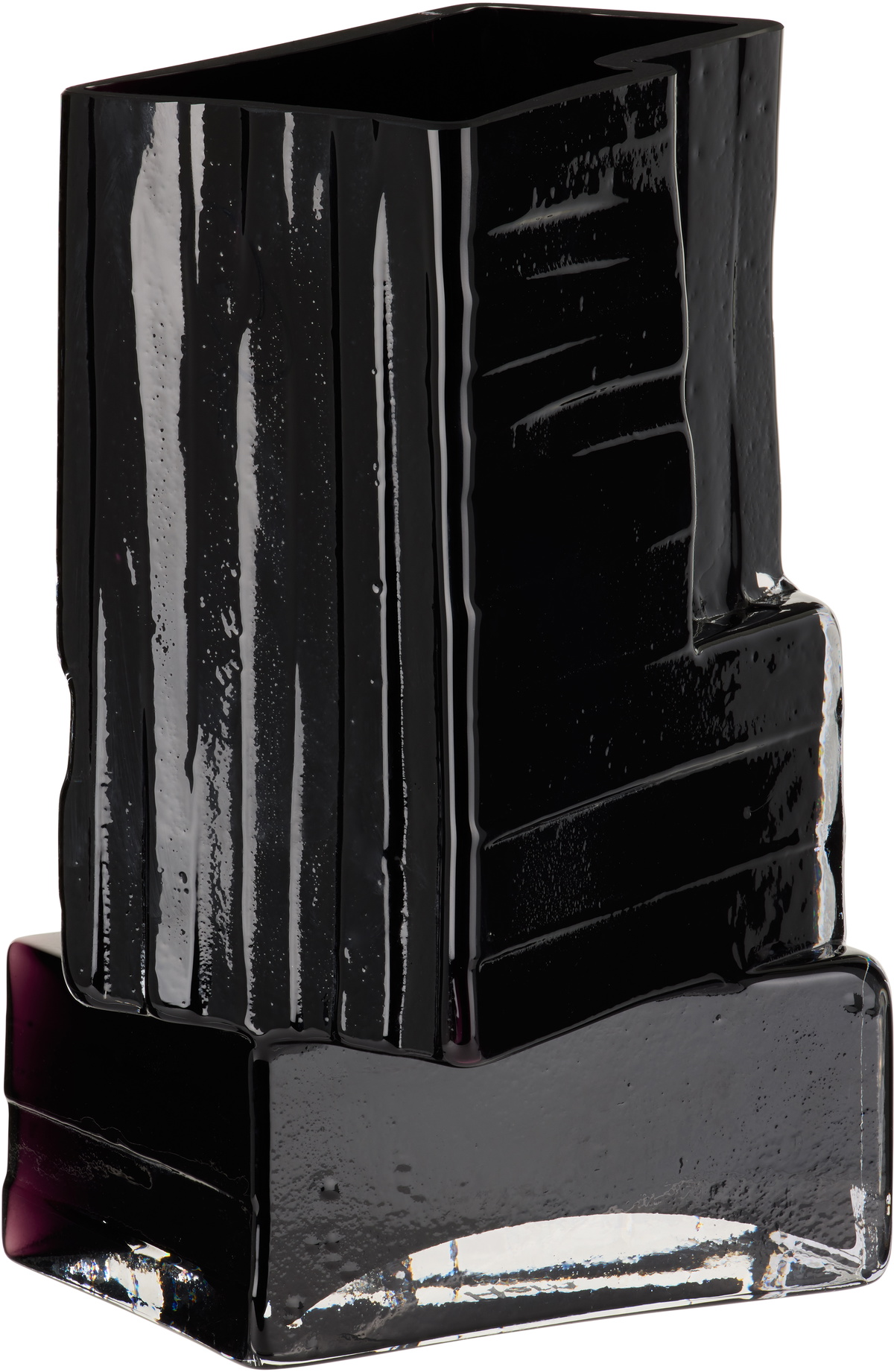 HEM Black Glass Brute Vase