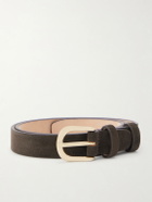 Mr P. - 2.5cm Suede Belt - Brown