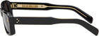 Cutler and Gross Black 9495 Rectangle Sunglasses