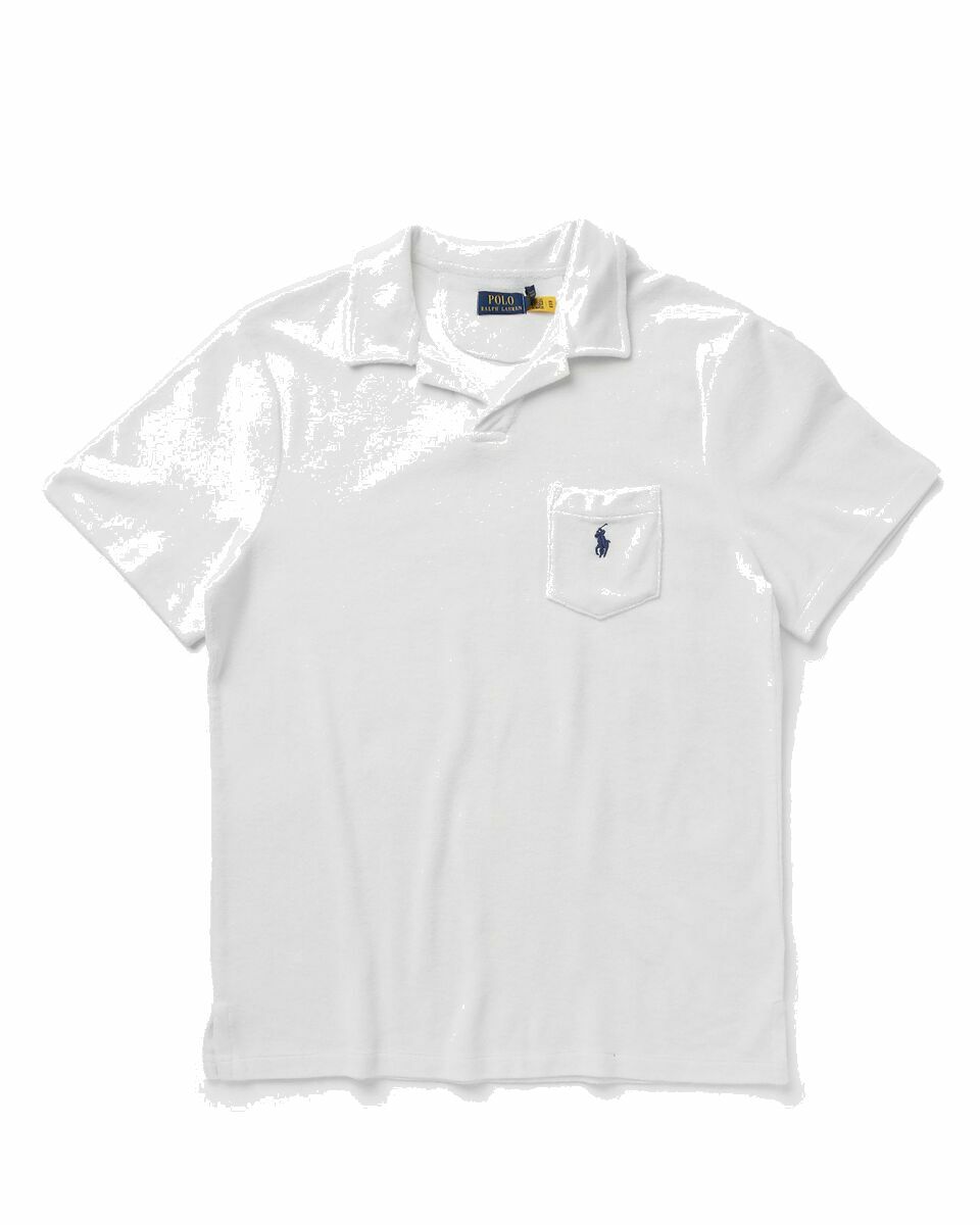 Photo: Polo Ralph Lauren Sscsm1 S/S Polo Shirt White - Mens - Polos