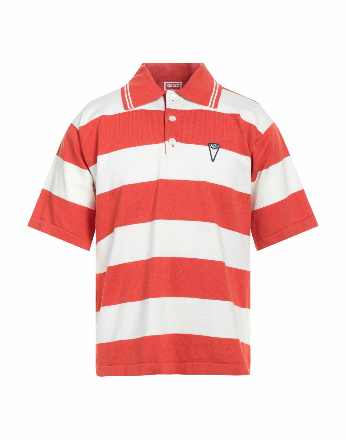 Kenzo Mens Polo shirt in Orange
