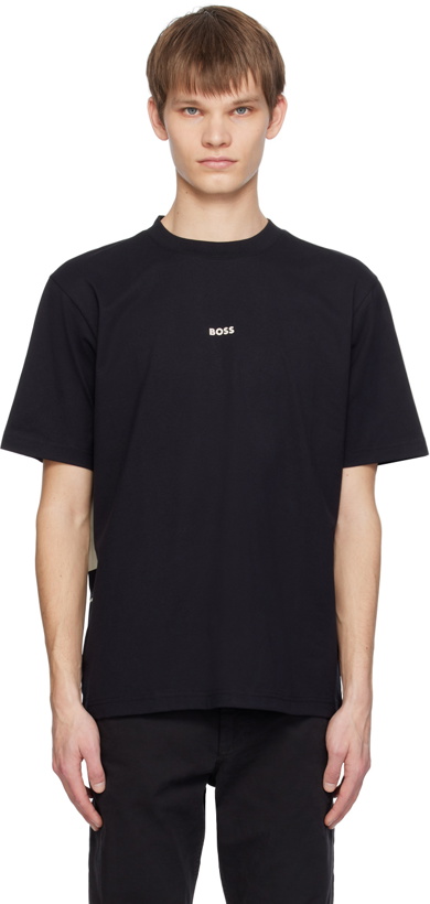 Photo: BOSS Black Printed T-Shirt