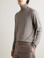 Barena - Slim-Fit Merino Wool Rollneck Sweater - Brown