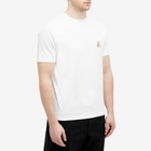 Maison Kitsuné Men's Speedy Fox Patch Comfort T-Shirt in White