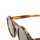 Oscar Deen Panda Sunglasses in Umber/Moss 