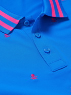 G/FORE - Embroidered Piqué Golf Polo Shirt - Blue