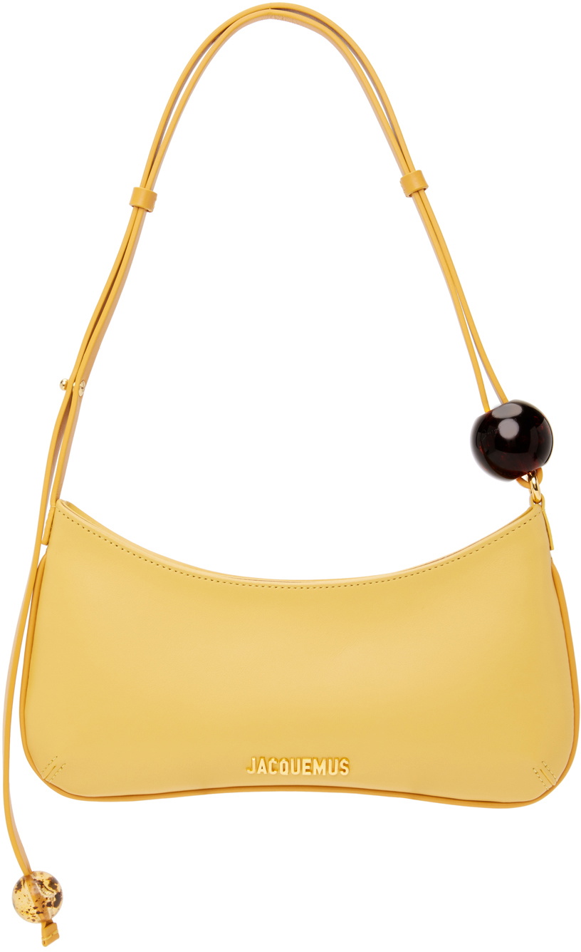 Jacquemus - Women's Le Bisou Perle Shoulder Bag - Yellow - Leather