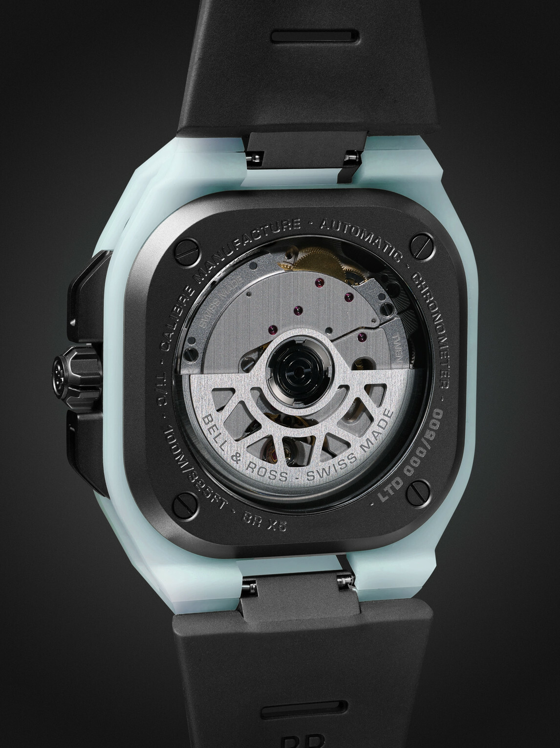 Bell & Ross - BR-X5 Lum Automatic Titanium Watch, Ref. BRX5R-BLUM-TC/SRB
