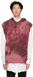 Yuki Hashimoto Purple Sleeveless Hoodie