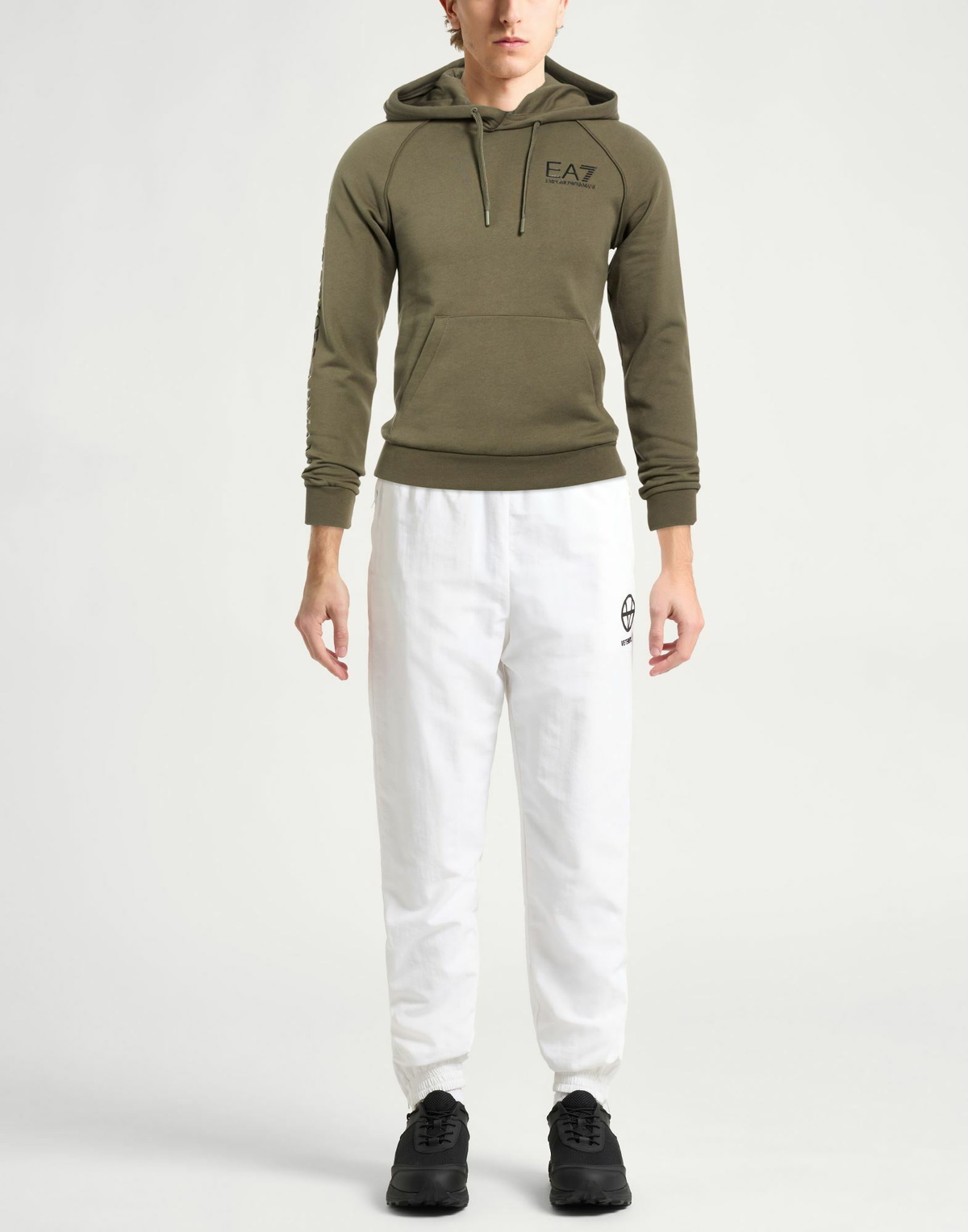 Ea7 Mens Sweatshirt Military in Green
