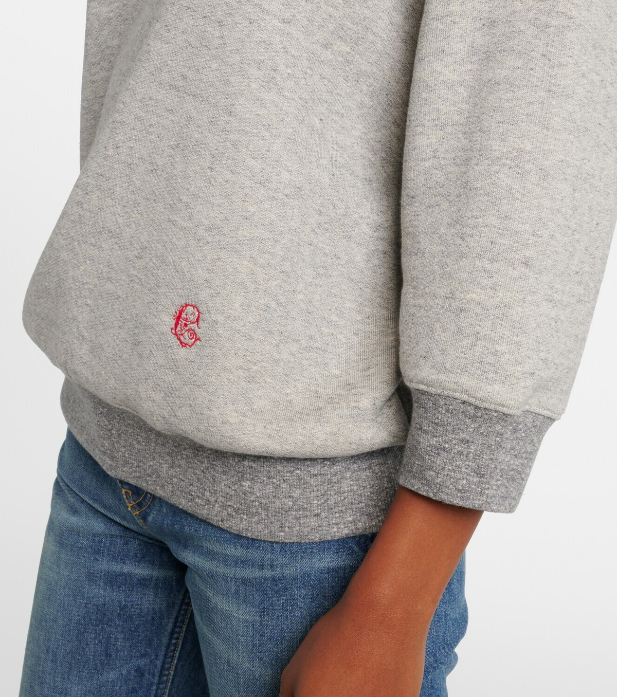 Chloé Cotton-blend French Terry sweatshirt
