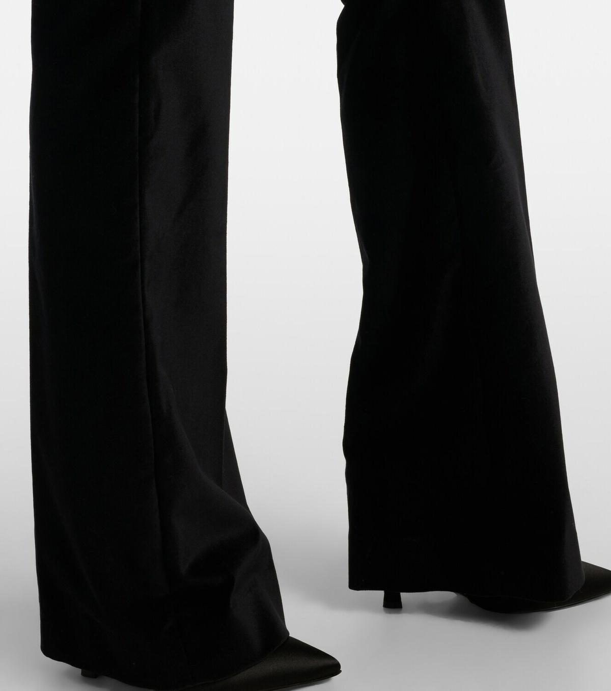 Tove Roux cotton-blend velvet flared pants