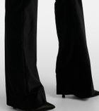 Tove Roux cotton-blend velvet flared pants