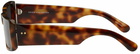 Dries Van Noten Tortoiseshell Linda Farrow Edition 157 Sunglasses