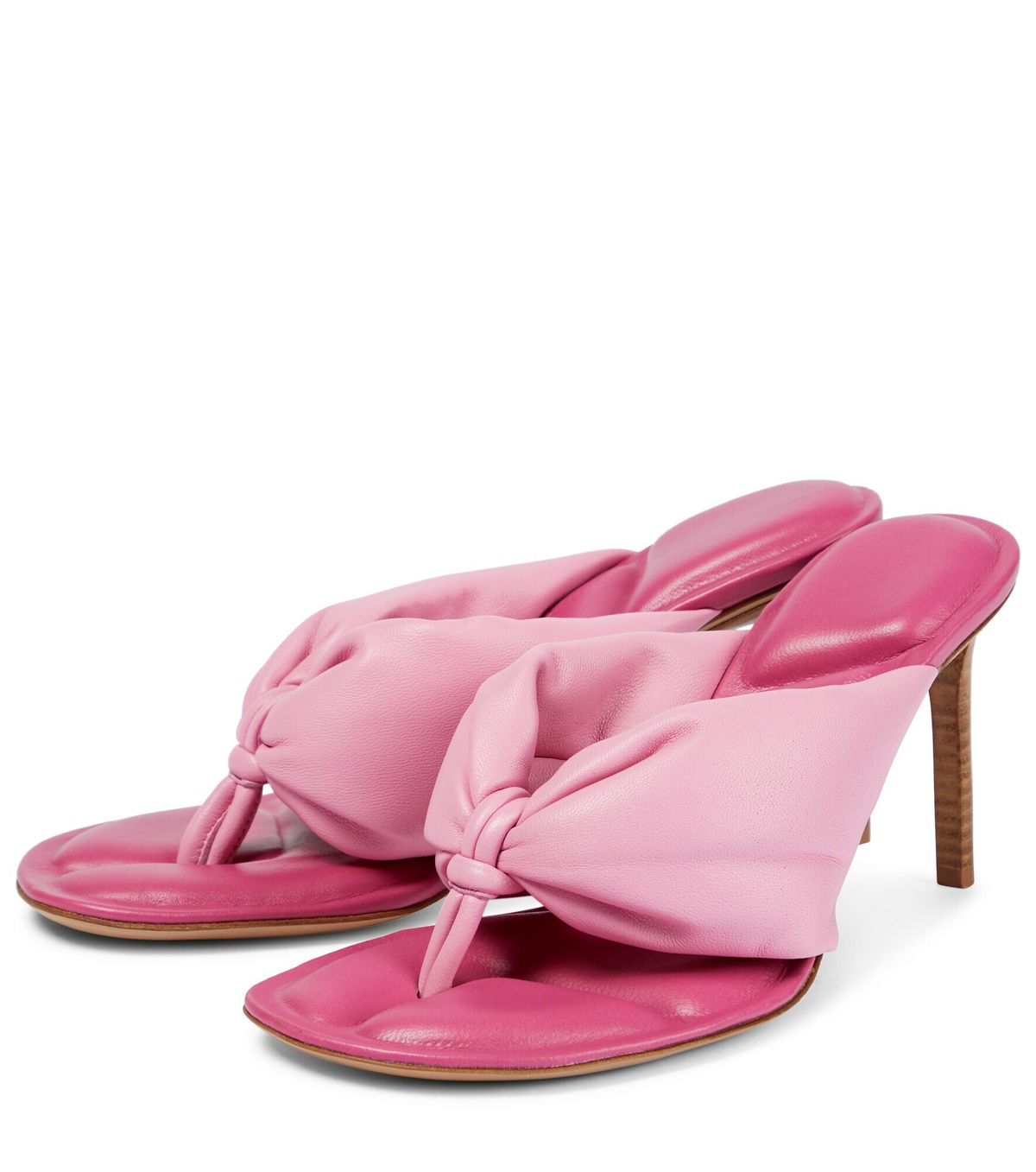 Jacquemus - Les Sandales Nocio 80 leather thong sandals