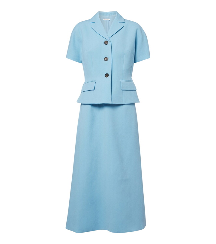 Photo: Emilia Wickstead Alexina wool crêpe midi dress