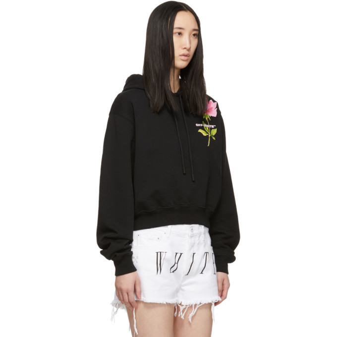 Off white flower hoodie new arrivals