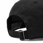 Sporty & Rich Men's Varsity Crest Embroidered Cap in Faded Black/White 