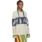 JW Anderson Off-White Jacquard Animal Sweater