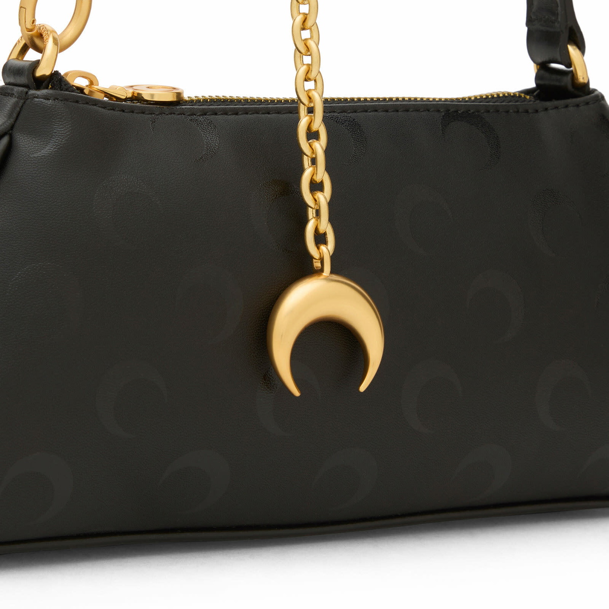 Marine Serre Women's Moon Canvas Bag in Black 