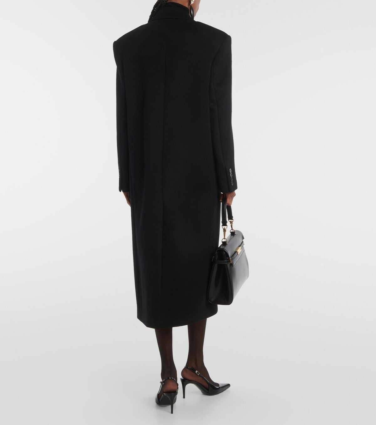 Saint Laurent Double-breasted wool coat Saint Laurent