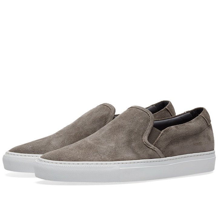 Photo: Common Projects Slip On Waxed Suede
