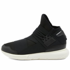 Y-3 Men's QASA Sneakers in Black/Black/Off White