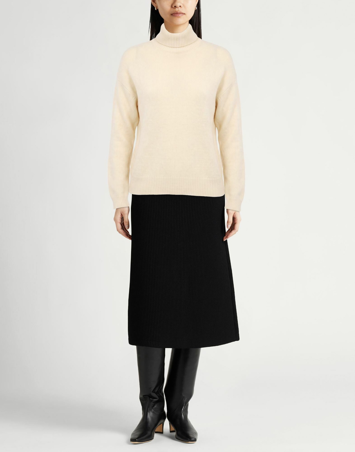Crossley Womens Turtleneck Ivory