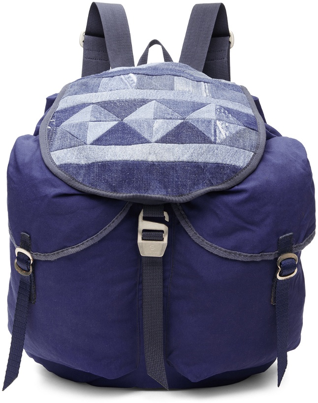 Photo: Master-Piece Co Blue Remake Bag Project 'Serbia' Backpack