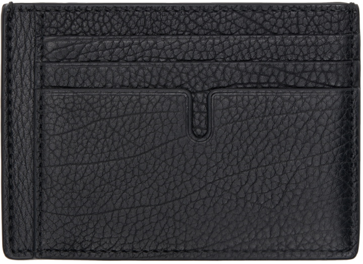 Photo: Burberry Black B Cut Clip Card Holder