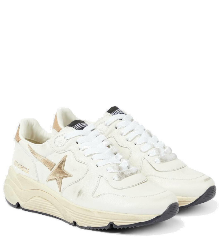 Photo: Golden Goose Running Sole leather sneakers