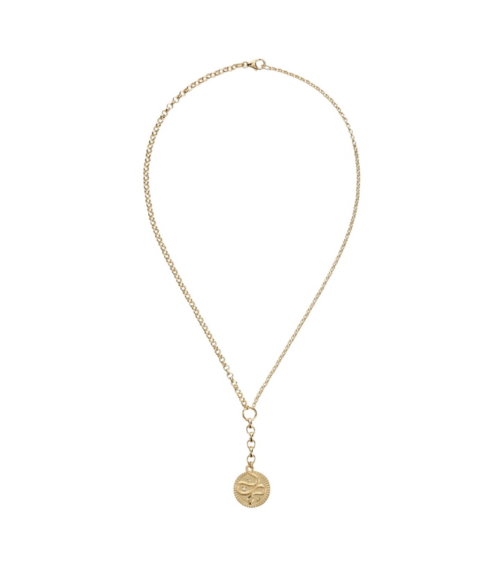 Photo: FoundRae Wholeness Medium 18kt gold (750/1000) pendant necklace with diamond