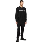 Moncler Genius 2 Moncler 1952 Black Fleece Logo Sweatshirt