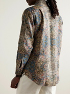 Loro Piana - Printed Linen Shirt - Blue