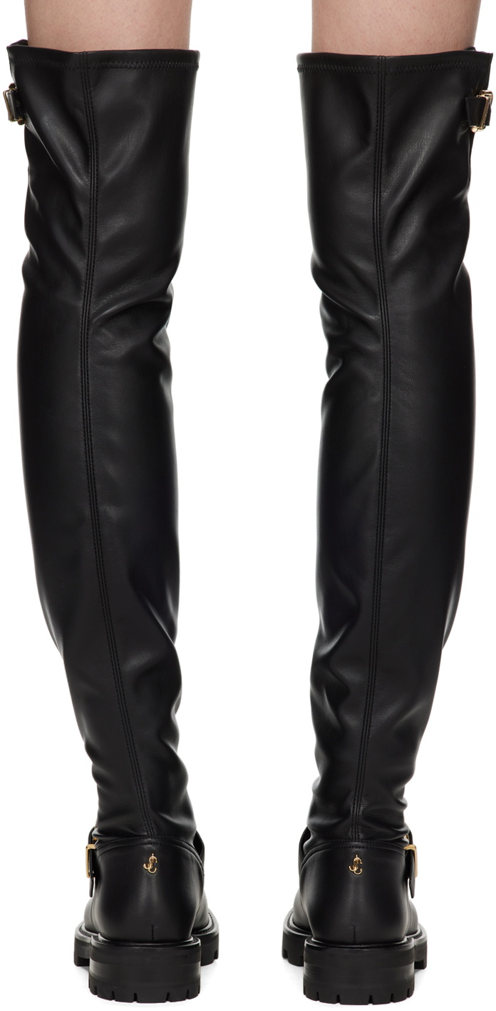 Jimmy Choo Black Biker II Boots Jimmy Choo