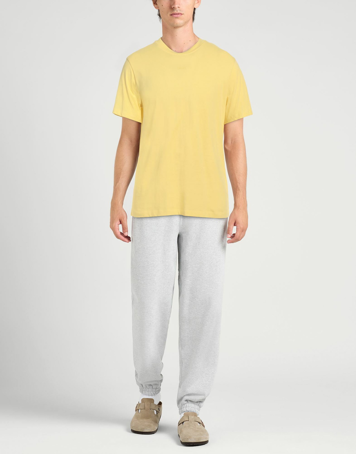 Sandro Mens T-shirt in Yellow