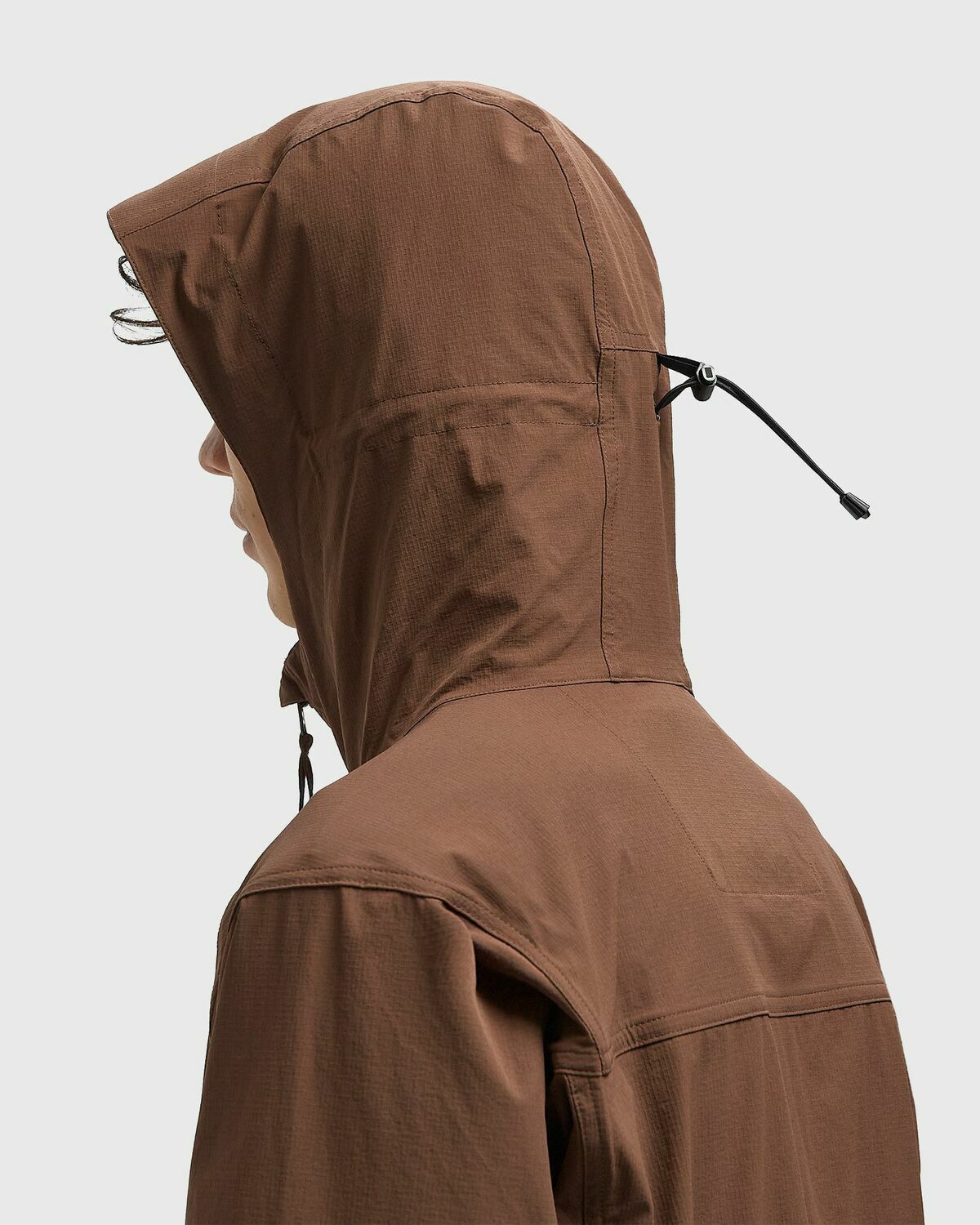 Parel studios Teide Jacket Brown Mens Windbreaker