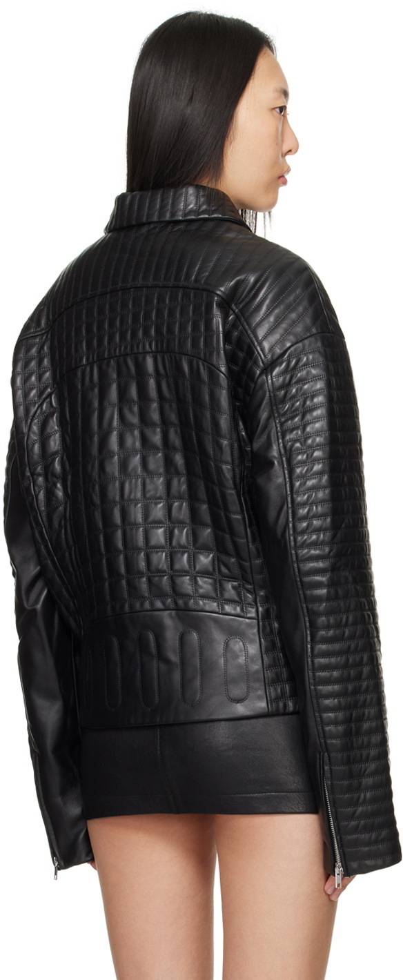 Miaou Black Rosa Leather Jacket Miaou