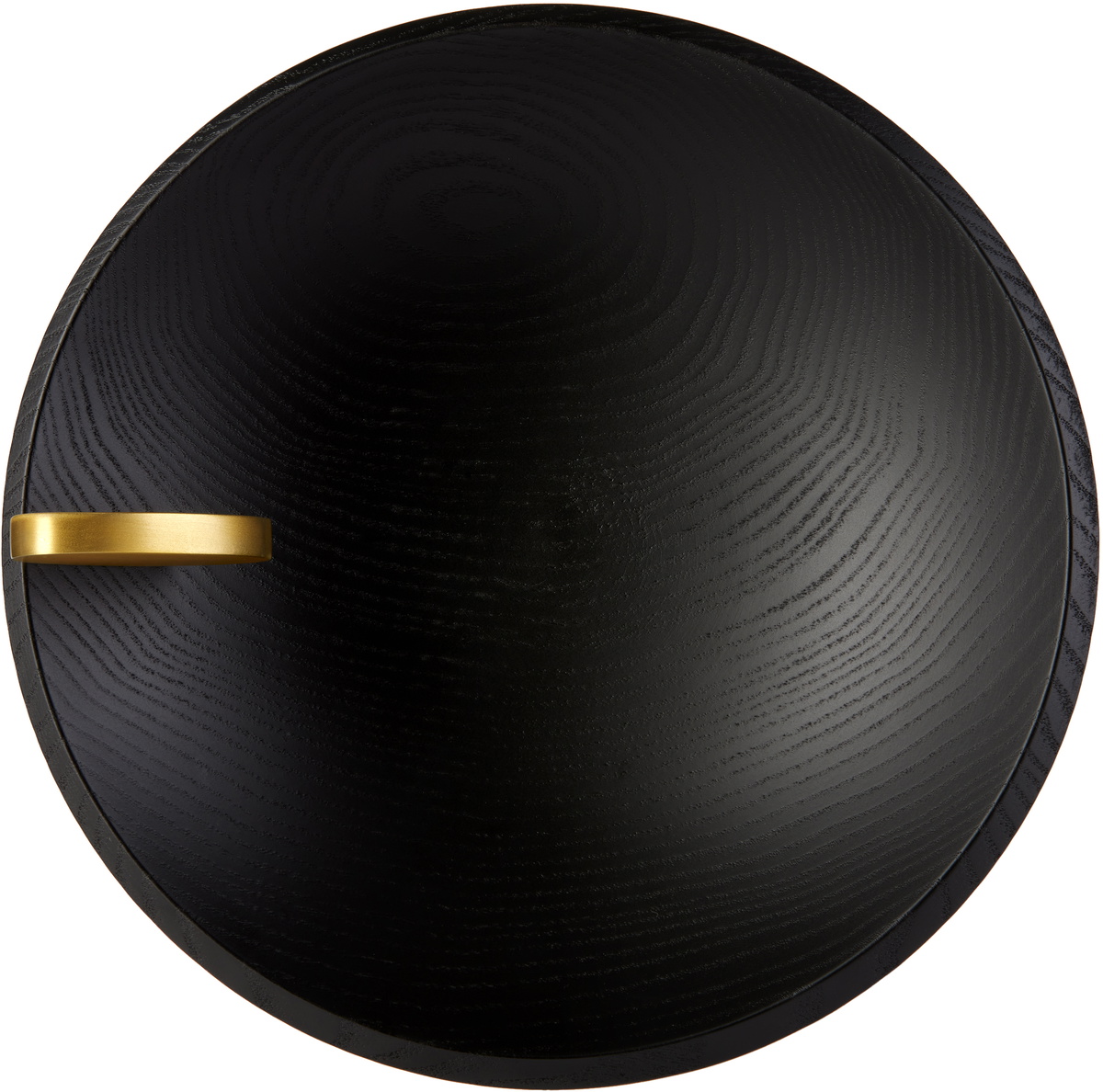 L'OBJET Black & Gold Kelly Behun Edition Leaf Oval Bowl