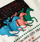 Pasadena Leisure Club - Triple Crown Printed Cotton-Jersey T-Shirt - Neutrals