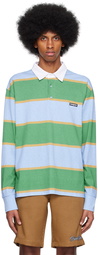 Noon Goons Green & Blue Rideshop Polo