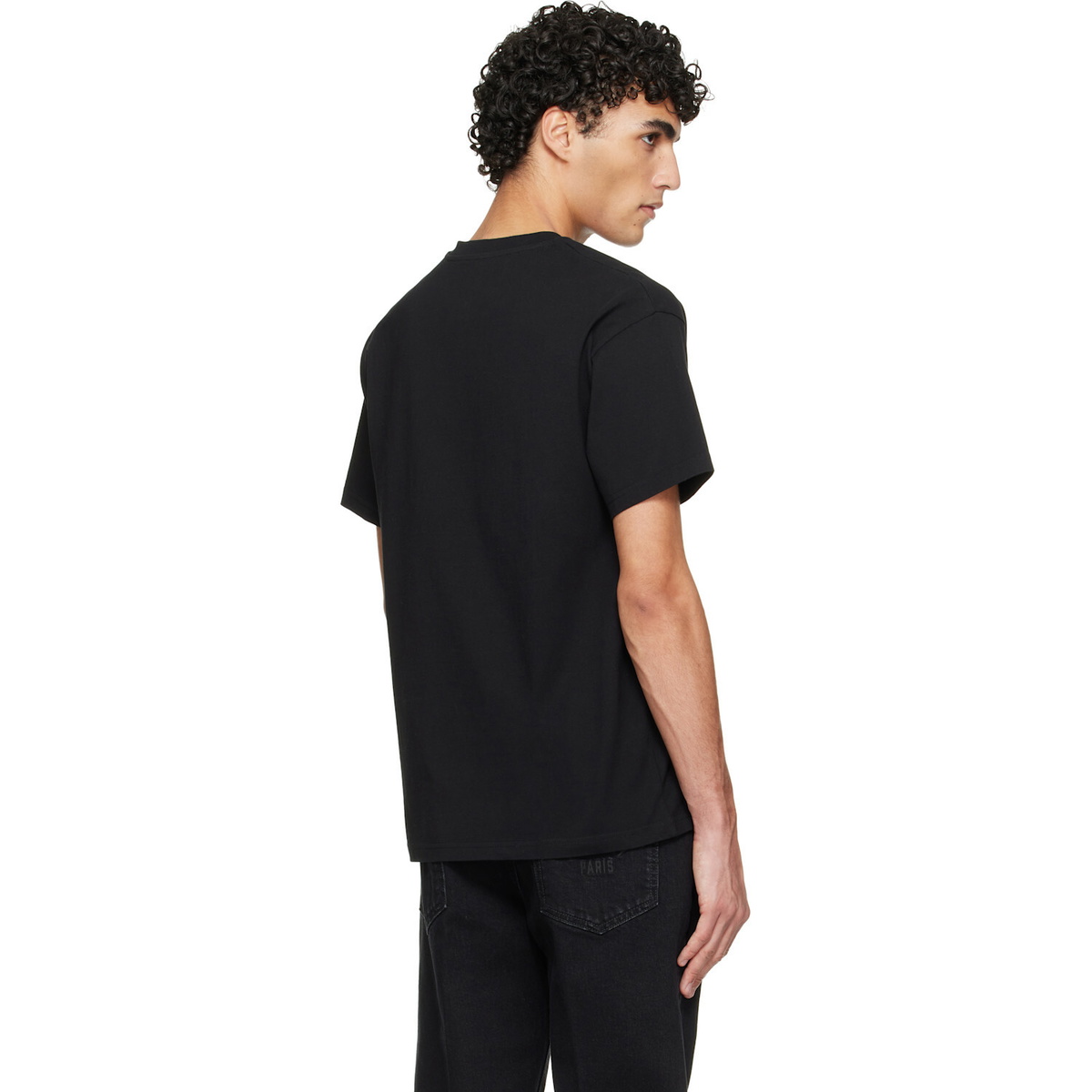 Givenchy Black 'GIVENCHY Paris' Gros Grain T-shirt