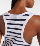 Jean Paul Gaultier Ribbed-knit cotton jersey tank top