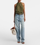 Balenciaga Frayed tapered jeans
